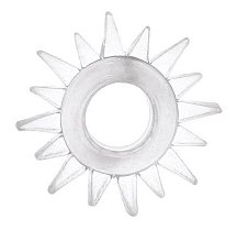 Кольцо эрекционное Toyfa Love Ring Шестерёнка прозрачное