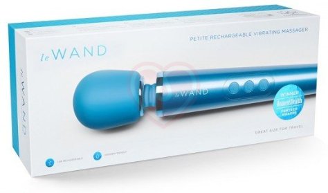 Массажёр Le Wand Petite Rechargeable лазурный фото 5