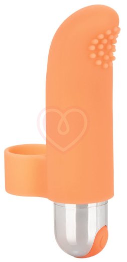 Вибронасадка на палец Finger Tickler оранжевая фото 1