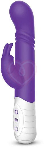Вибратор-кролик с пульсирующей головкой Slim Shaft Thrusting G-Spot Rabbit фиолетовый фото 1