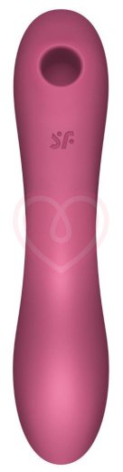 Вакуумный вибростимулятор Satisfyer Curvy Trinity 3 бордовый фото 5