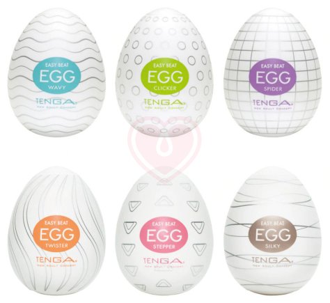 Набор мастурбаторов в форме яйца Tenga Eggs Set 6 шт фото 1