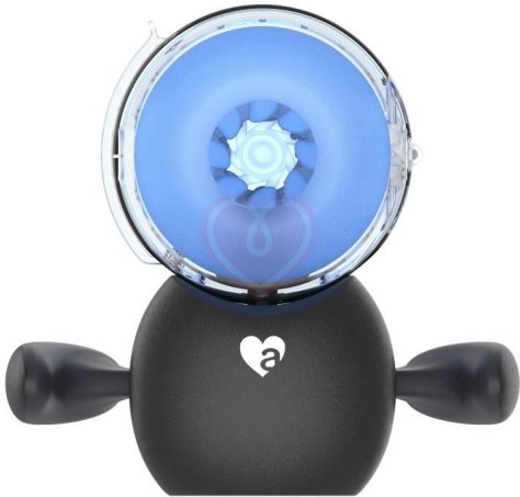 Робот-мастурбатор с массажными бусинами Amovibe Black Knight Massaging Beads фото 12