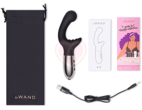 Вибратор для двойной стимуляции Le Wand XO чёрный фото 3