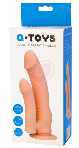Реалистичный вибратор для двойного проникновения ToyFa A-Toys фото 2