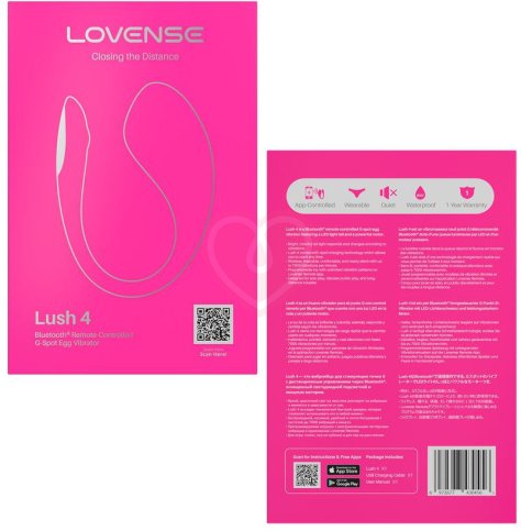 Виброяйцо с управлением от приложения Lovense Lush 4 фото 5