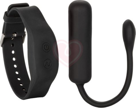 Вибройцо с управлением через браслет Wristband Petite Bullet черое фото 1