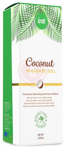Разогревающий гель Intt Coconut со вкусом кокоса 30 мл фото 2