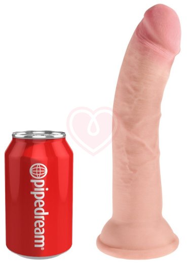 Фаллоимитатор на присоске King Cock Triple Density 20 см телесный фото 4