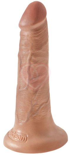 Фаллоимитатор реалистик на присоске Pipedream King Cock 14 см телесный фото 4