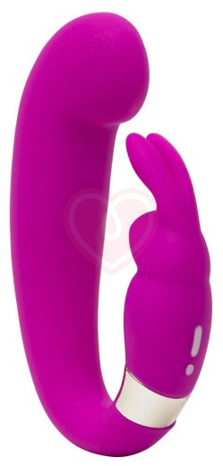 Вибратор для зоны G с клиторальной стимуляцией Happy Rabbit G-Spot фото 1