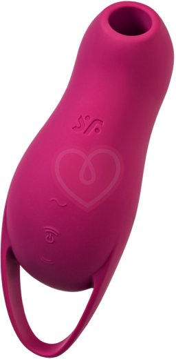 Вакуумый вибростимулятор клитора Satisfyer Pocket Pro 1 бордовый фото 8