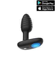 Анальная пробка OhMiBod Kiiroo Lumen с подсветкой и управлением от приложения
