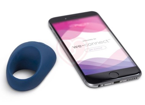 Эрекционное кольцо We-Vibe Pivot синее фото 7
