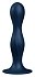 Фаллоимитатор Satisfyer Double Ball-R с внутренними шариками синий фото 1