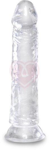 Гелевый фаллоимитатор King Cock Clear 20 см прозрачный фото 3