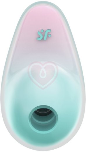 Вакуумно-волновой клиторальный вибростимулятор Satisfyer Pixie Dust мятно-розовый фото 2