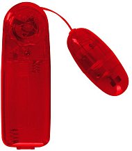 Виброяичко с пультом Bullet in Red