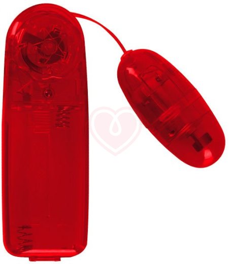 Виброяичко с пультом Bullet in Red фото 1