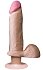 Реалистичный вибратор на присоске Realistic Cocks Ultraskyn 20 см телесный фото 1