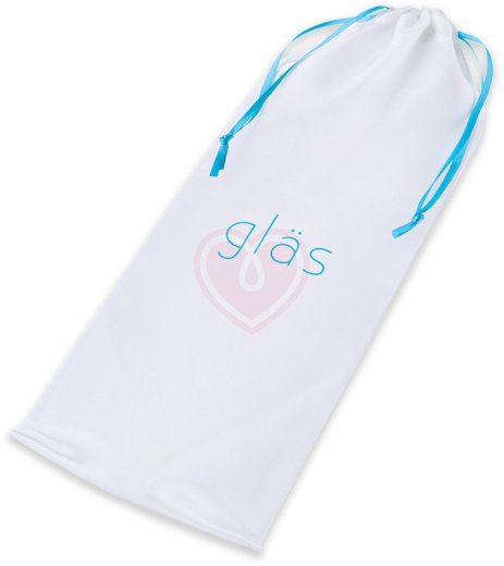 Стеклянный двусторонний фаллоимитатор Glass Pelvic Wand Double Ended прозрачный фото 3
