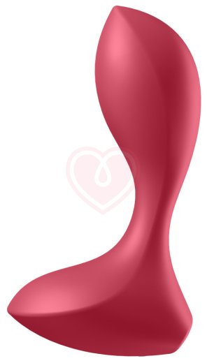Анальная вибропробка Satisfyer Backdoor Lover красная фото 3