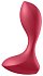 Анальная вибропробка Satisfyer Backdoor Lover красная фото 3