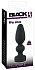 Длинный анальный стимулятор Black Velvets Big Plug фото 5