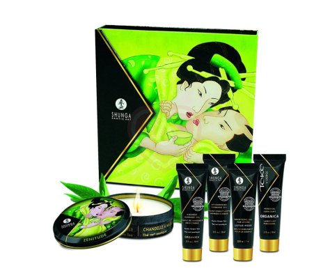 Подарочный набор косметики Shunga Geisha's Secret Organica Зелёный чай фото 1