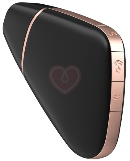 Вакуумный стимулятор с приложением Satisfyer Love Triangle чёрный фото 6
