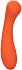 Вибратор для зоны G Stella Liquid Silicone G-Wand оранжевый фото 1