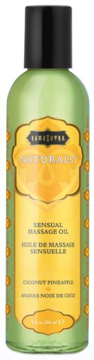 Массажное масло KamaSutra Naturals Coconut Pineapple Ананас и кокос 236 мл фото 1