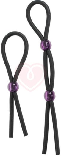 Набор эрекционных лассо Silicone Cock Ties фото 1