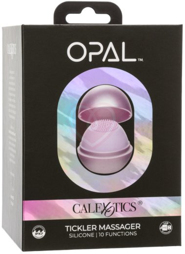 Круглый мини-вибратор с рельефом Opal Tickler Massager фото 6