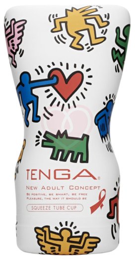 Мастурбатор Tenga&Keith Haring Soft Case Cup фото 1
