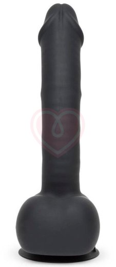Вибратор с дистанционным управлением Uprize Realistic Dildo 28 см чёрный фото 3