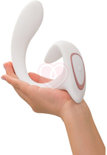 Вибратор для стимуляции зоны G и клитора Satisfyer G for Goddess 1 белый фото 4
