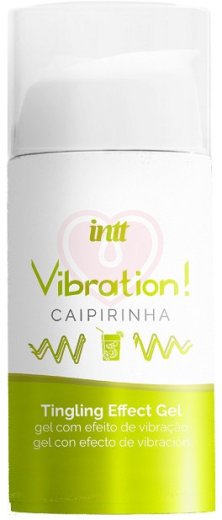 Стимулирующий гель со вкусом коктейля Кайпиринья Intt Vibration! Caipirinha 15 мл фото 1