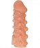 Насадка с шариками и отверстием для мошонки Kokos Cock Sleeve CS010-M фото 1