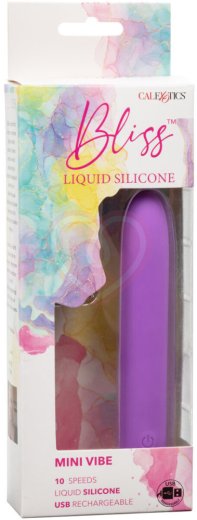 Прямой вибратор Bliss Liquid Mini Vibe фиолетовый фото 5