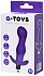 Анальная вибропробка A-Toys Vibro Anal Plug M фиолетовая фото 4