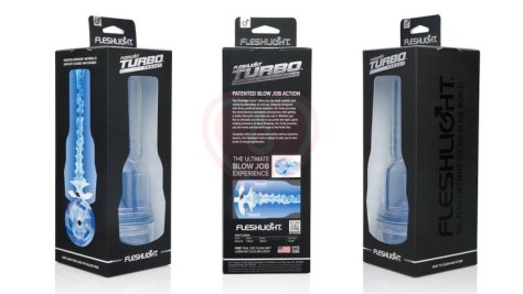 Мастурбатор с имитацией минета Fleshlight Turbo Thrust синий фото 2
