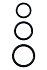 Набор из 3 эрекционных колец Silicone 3-Ring Stamina Set чёрные фото 1