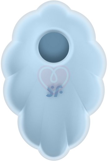 Вакуумный вибростимулятор Satisfyer Cloud Dancer голубой фото 2