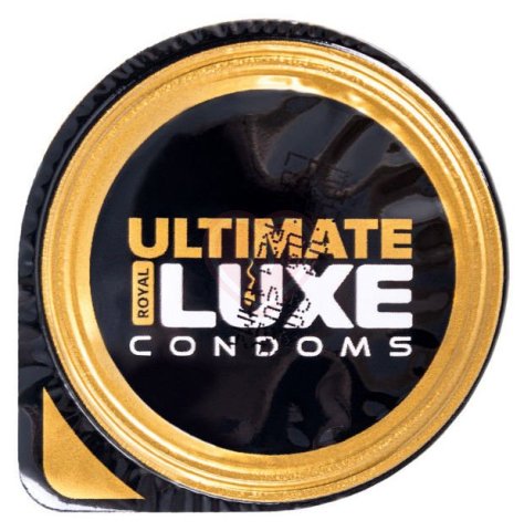 Презерватив Luxe Ultimate Black Хозяин Тайги с ароматом абрикоса 1 шт фото 3
