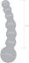 Стеклянный стимулятор Glas Beaded Dildo фото 5