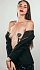 Пэстисы Burlesque Evans сердечки с кисточками чёрные с серебром фото 4
