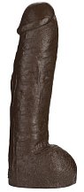 Насадка для трусиков большая Vac-U-Lock Realistic Hung коричневая
