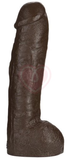 Насадка для трусиков большая Vac-U-Lock Realistic Hung коричневая фото 1