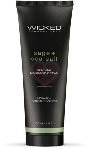 Уходовый массажный крем Wicked Sage Sea Salt с шалфеем и морской солью 120 мл фото 1